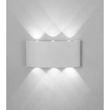 Mantra ARCS Außenwandleuchte LED Weiß, 1-flammig