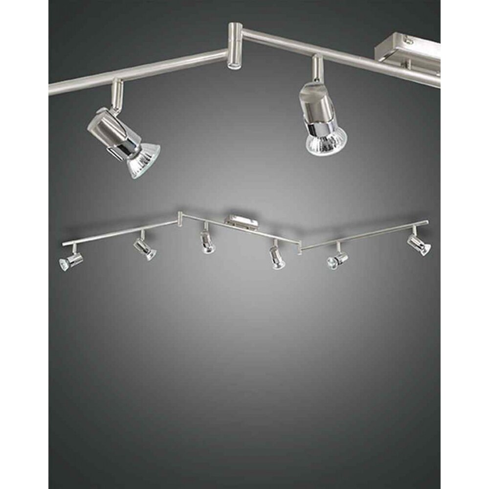 Fabas Luce ALICE Deckenspot Nickel-Matt, 6-flammig main product photo