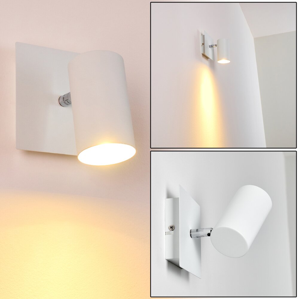 Zuoz Wandspot Weiß, 1-flammig main product photo