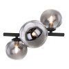 Globo RIHA Deckenleuchte LED Rauchfarben, 3-flammig