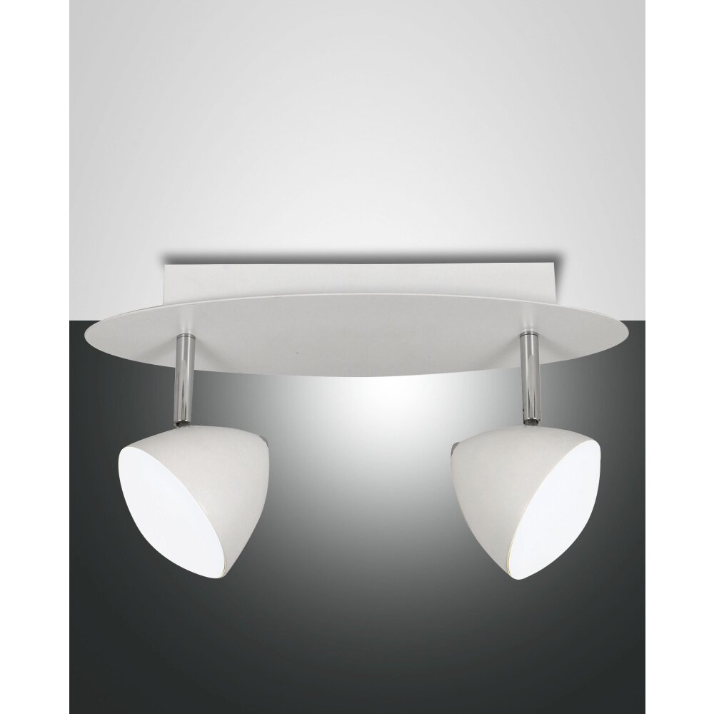 Fabas Luce Bike Deckenleuchte LED Weiß, 2-flammig main product photo