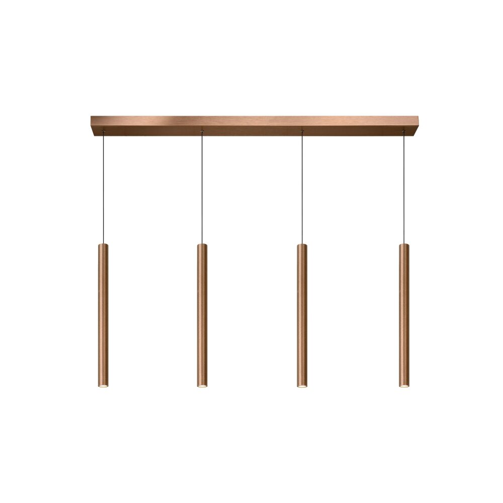 Lucide LORENZ Pendelleuchte LED Rostfarben, 4-flammig main product photo