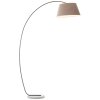 Brilliant Brok Bogenlampe Grau, 1-flammig