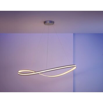 Escale Infinity Pendelleuchte LED Nickel-Matt, 1-flammig