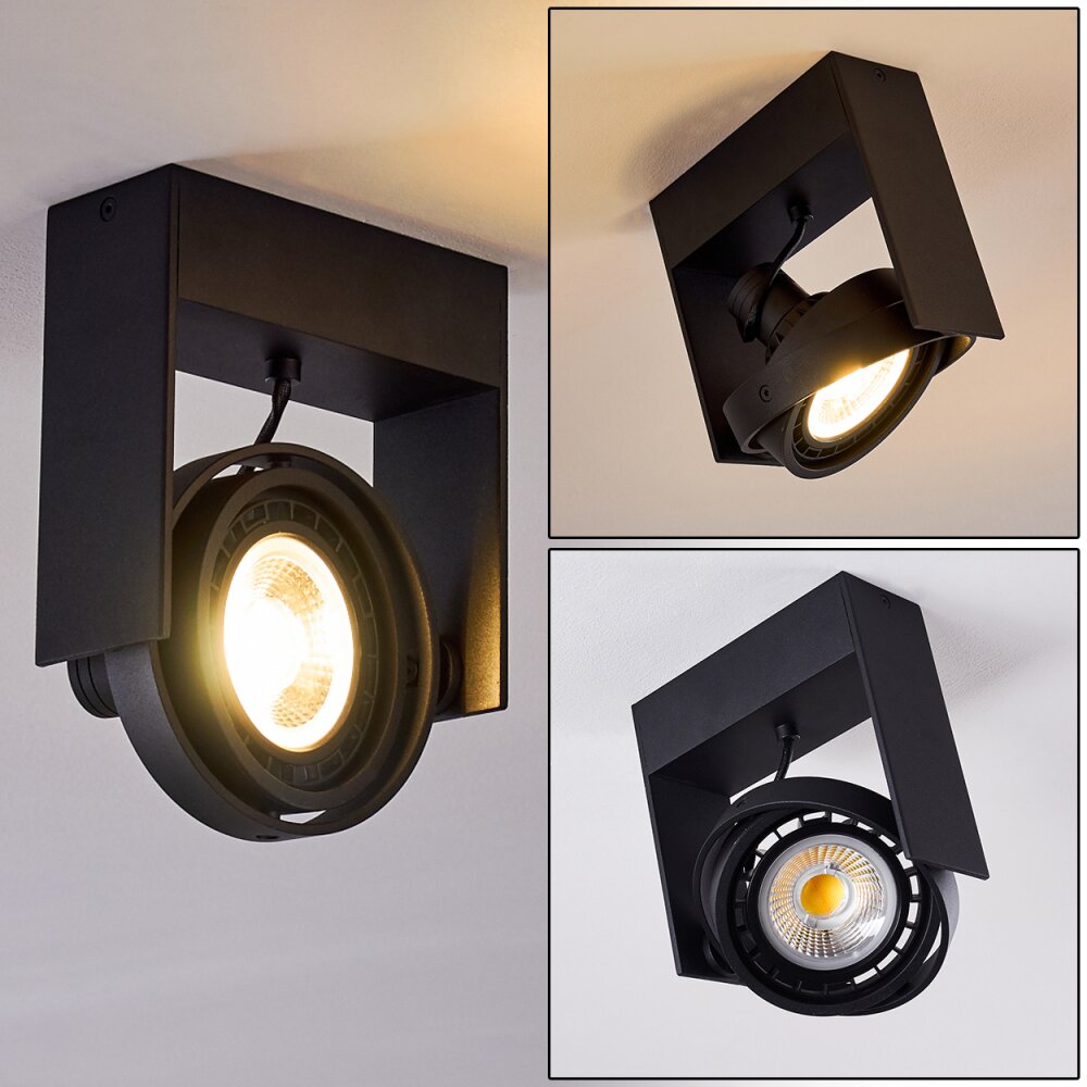 Grytgol Deckenleuchte Schwarz, 1-flammig main product photo