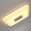 Lumsden Deckenleuchte LED Grau, 1-flammig, Fernbedienung