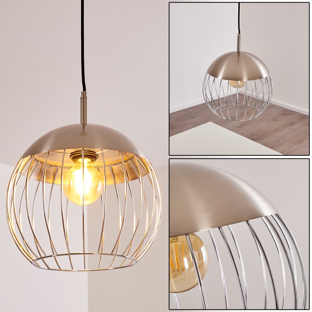 Agiez Hängeleuchte Nickel-Matt, 1-flammig main product photo
