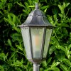 Lignac Außenstehleuchte Schwarz, Silber, 1-flammig