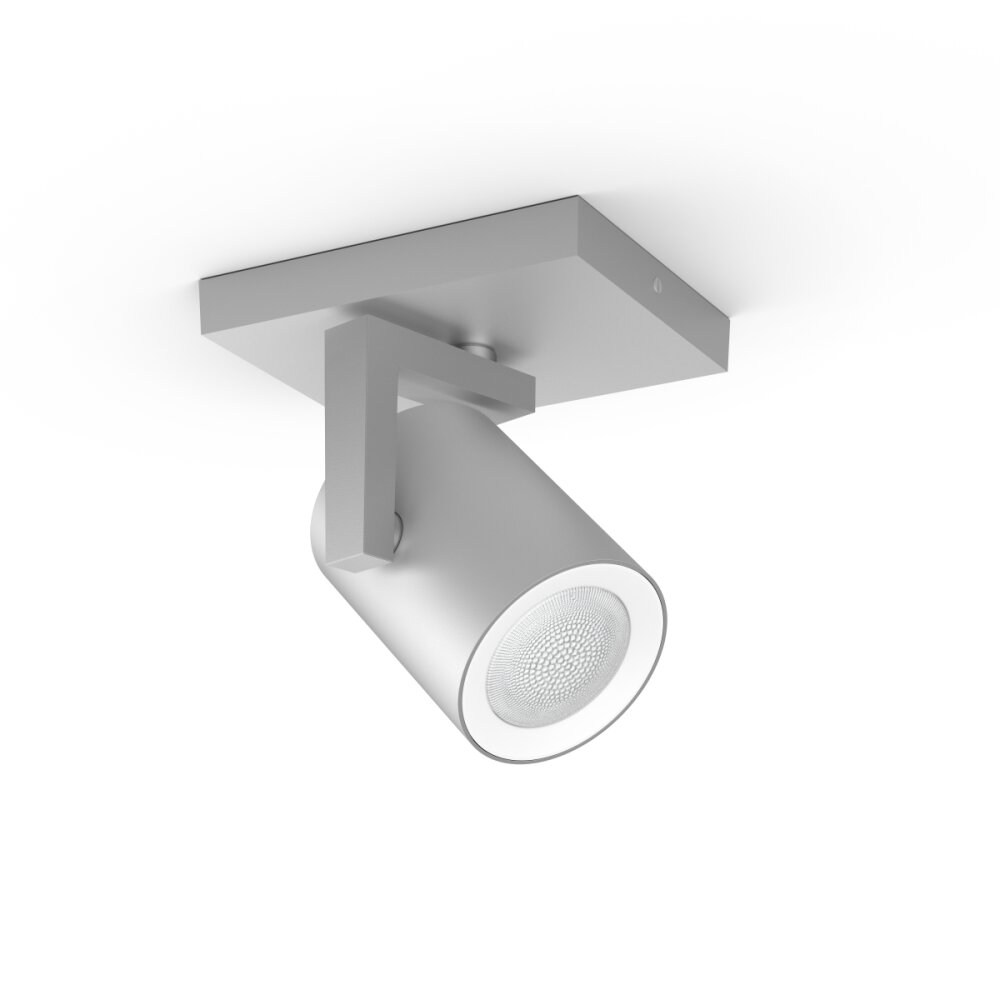 Philips Hue Ambiance White & Color Argenta Wand-/Deckenspot Erweiterung Silber, 1-flammig, Farbwechsler main product photo