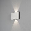 Konstsmide Leuchten Chieri Außenwandleuchte LED Weiß, 2-flammig
