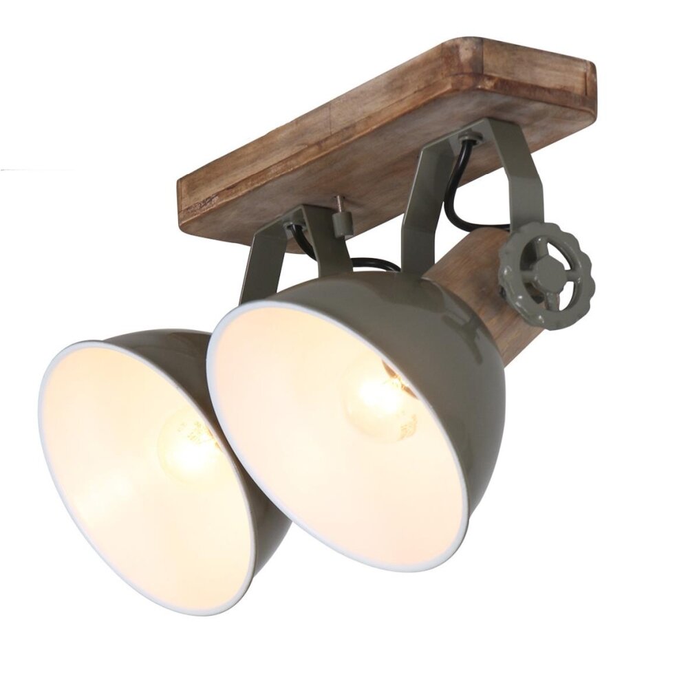 Steinhauer GEARWOOD Strahler Grün, 2-flammig main product photo