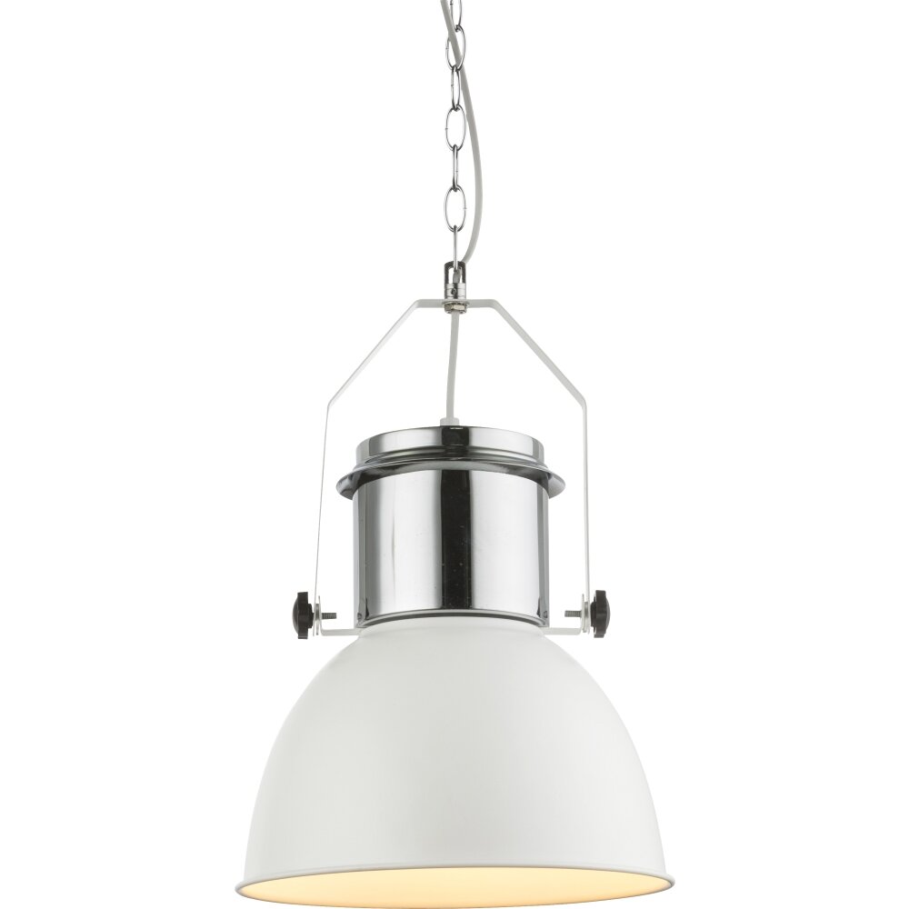 Globo Kutum Hängeleuchte Chrom, Weiß, 1-flammig main product photo
