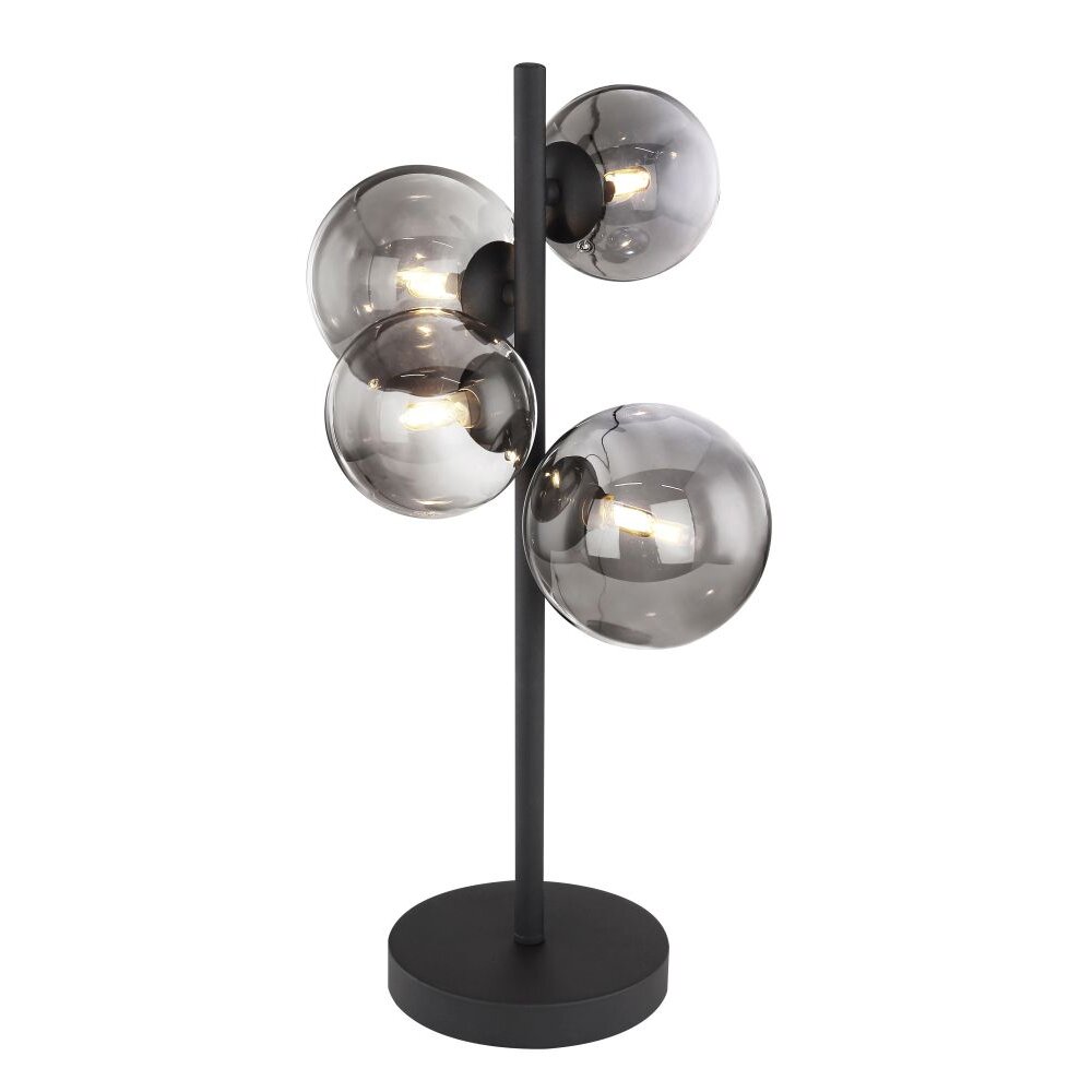 Globo RIHA Tischleuchte LED Schwarz, 4-flammig main product photo