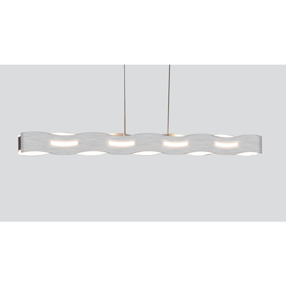 Lutec WAVE Pendelleuchte Nickel-Matt, 3-flammig main product photo