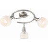 Globo Elliott Deckenstrahler LED Nickel-Matt, 3-flammig