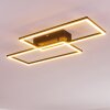 Cheka Deckenleuchte LED Schwarz, 2-flammig, Fernbedienung