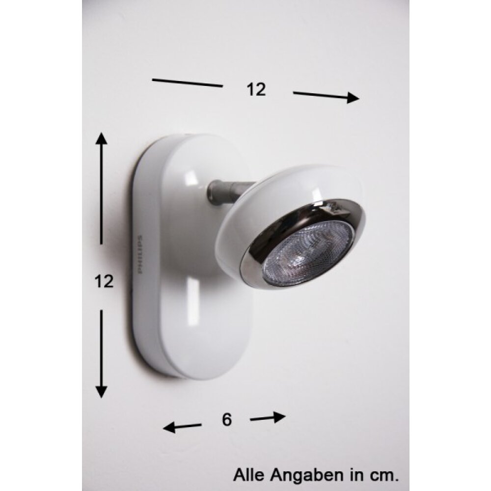 Philips SEPIA Aufbauspot LED Weiß, 1-flammig main product photo