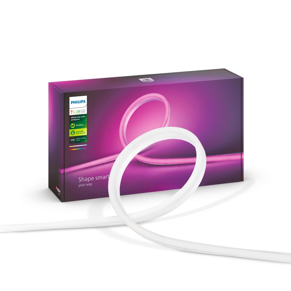 Philips Hue Ambiance White & Color Outdoor Lightstrip LED Weiß, 1-flammig main product photo