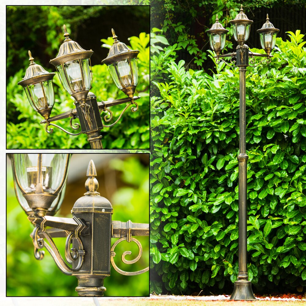 Ribadeo Kandelaber Schwarz-Gold, 3-flammig main product photo