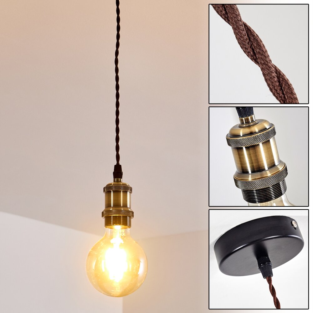 Gunnison Hängeleuchte Bronze, Messing, Schwarz, 1-flammig main product photo