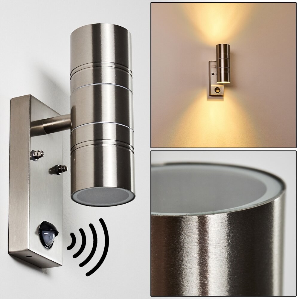 Froslev Wandleuchte LED Chrom, 2-flammig, Bewegungsmelder main product photo