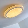 Lowell Deckenleuchte LED Weiß, 2-flammig, Fernbedienung, Farbwechsler