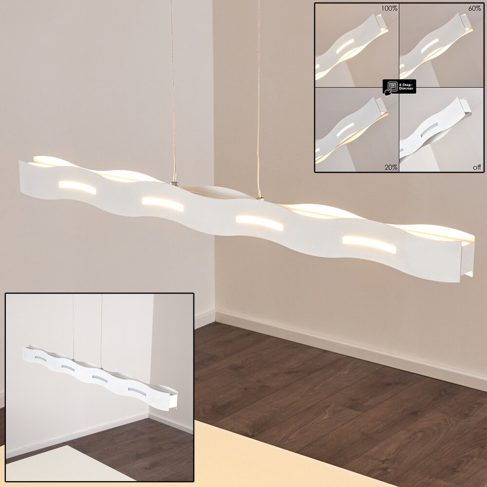 Nagold Pendelleuchte LED Weiß, 1-flammig main product photo
