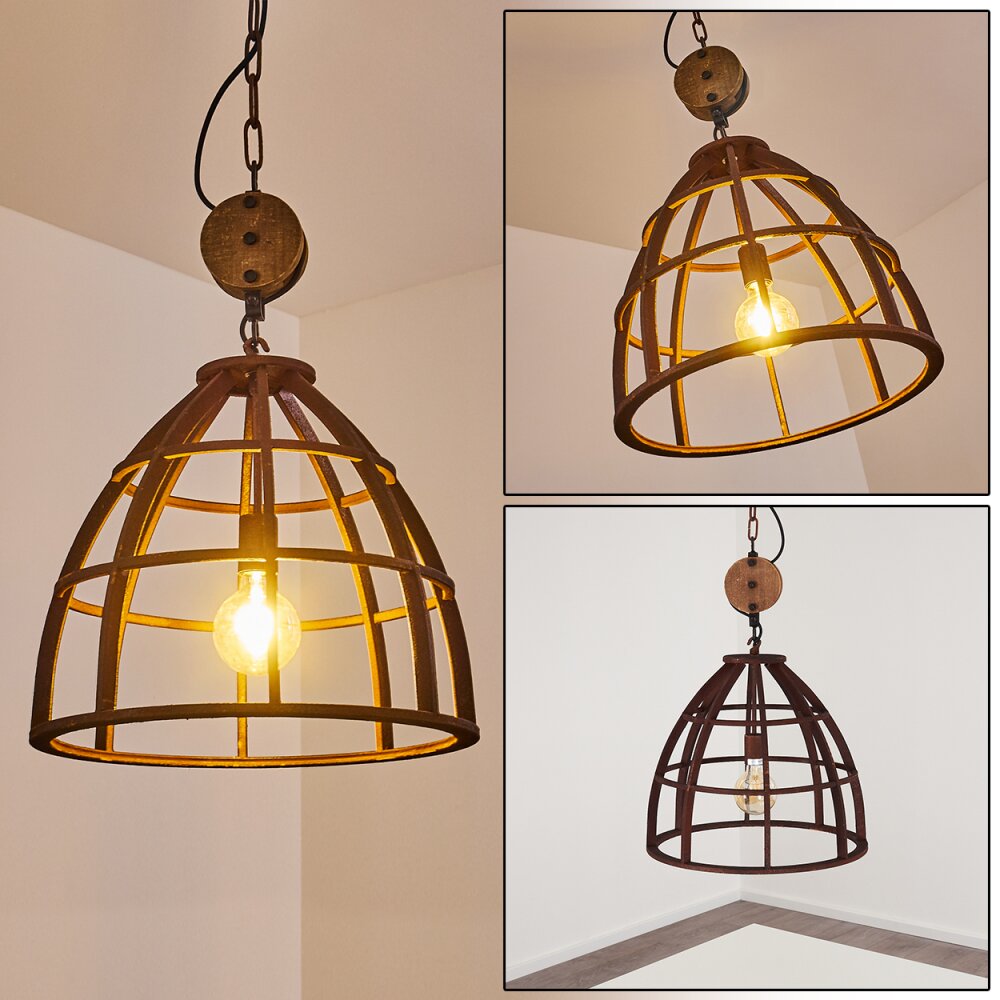 Haervej Hängeleuchte Braun, Rostfarben, 1-flammig main product photo