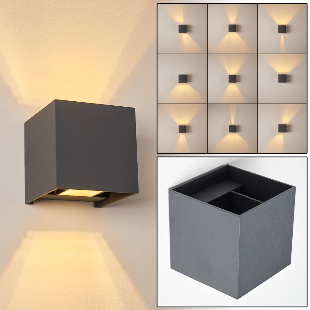 Badajoz Wandleuchte LED Anthrazit, 1-flammig main product photo