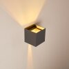 Badajoz Wandleuchte LED Anthrazit, 1-flammig