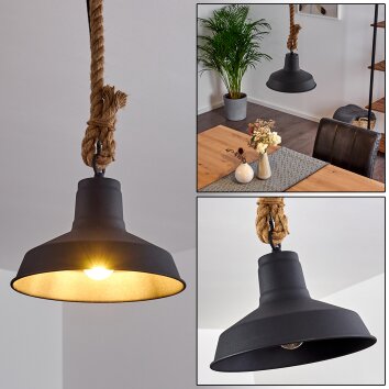 Midland Hängeleuchte Braun, Schwarz, 1-flammig Midland Hängeleuchte Braun, Schwarz, 1-flammig