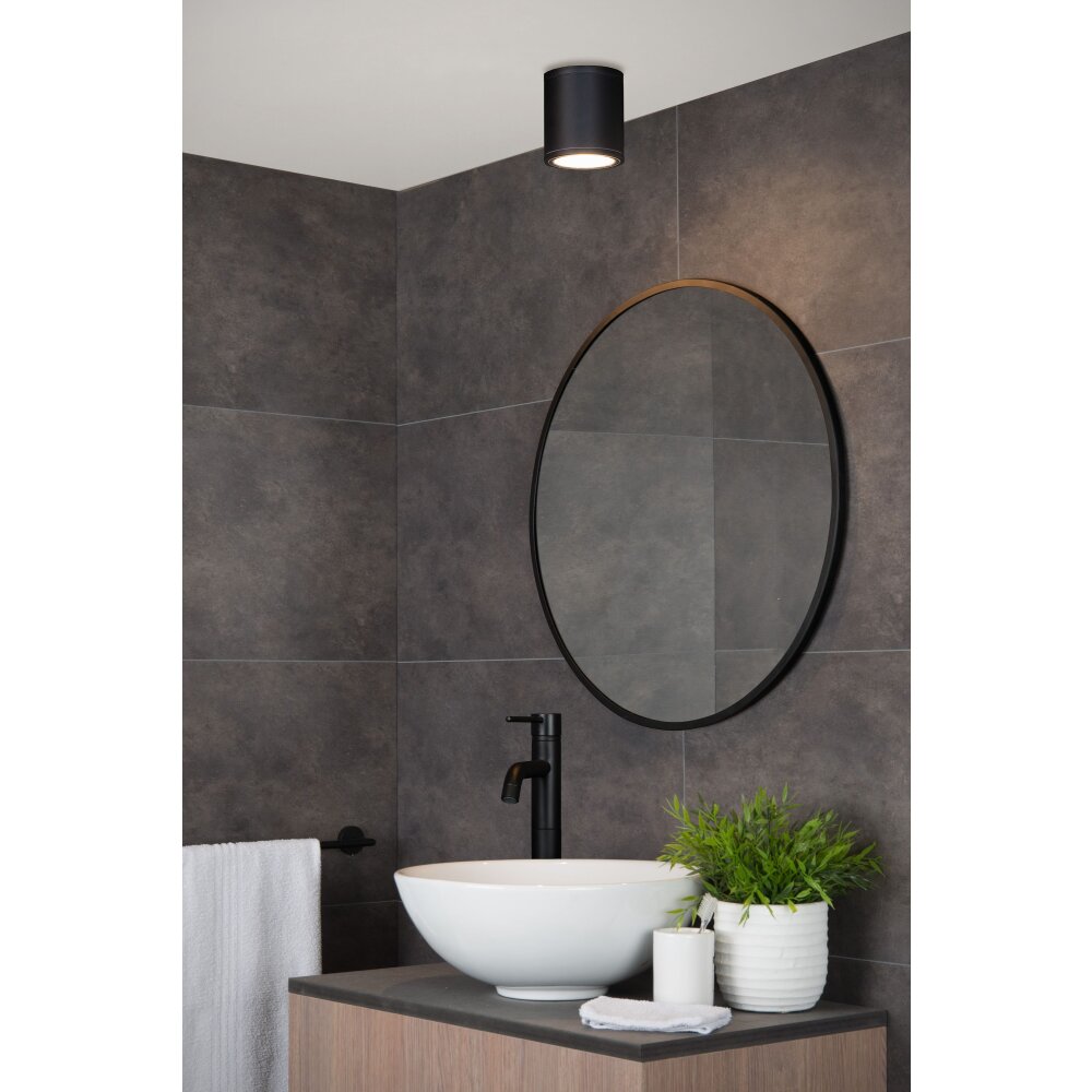 Lucide AVEN Deckenstrahler Schwarz, 1-flammig main product photo