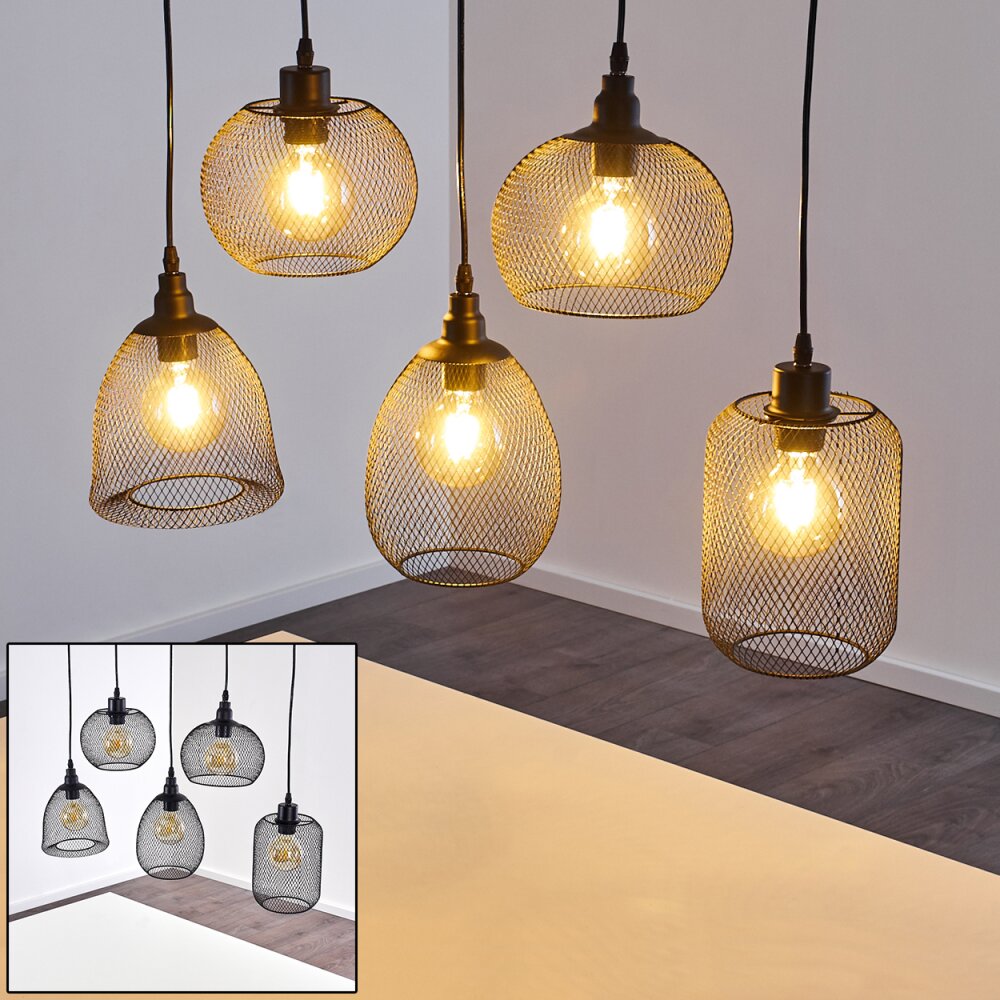 Aneby Pendelleuchte Schwarz, 5-flammig main product photo