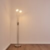 Gulkana Stehleuchte LED Nickel-Matt, 2-flammig