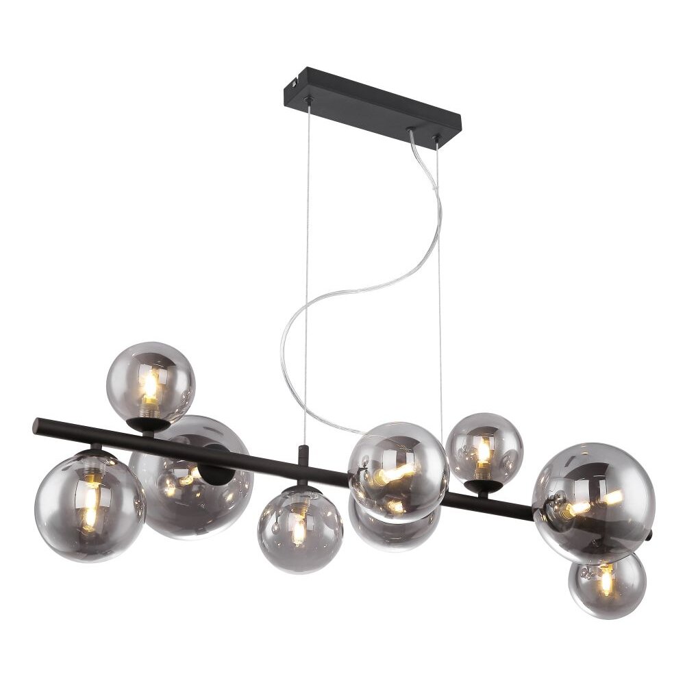Globo RIHA Hängeleuchte LED Schwarz, 9-flammig main product photo