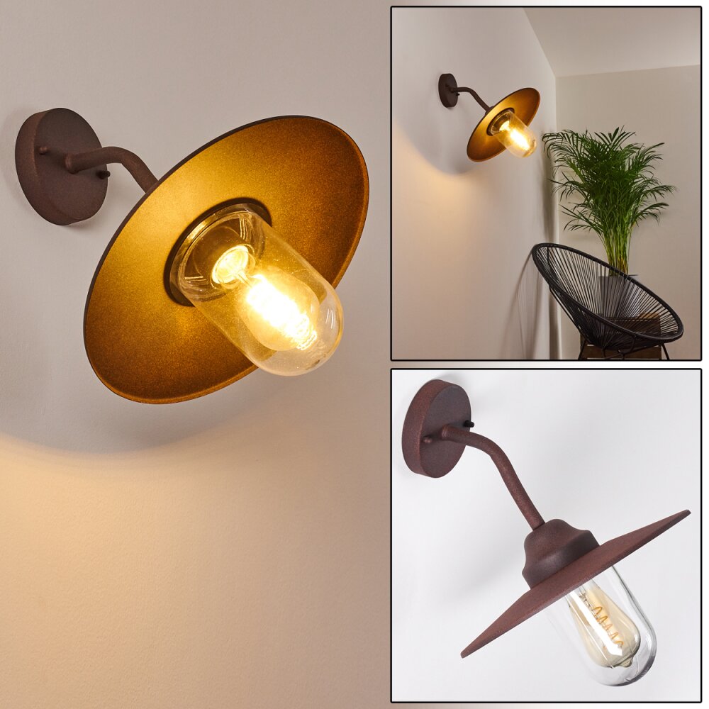 Mijas Außenwandleuchte Rostfarben, 1-flammig main product photo