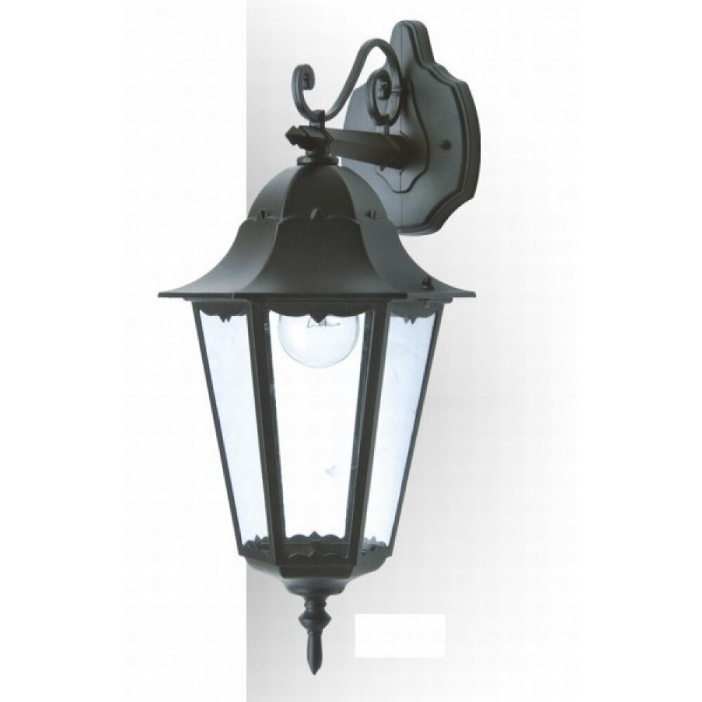 LUTEC BRISTOL Aussenwandleuchte Schwarz, 1-flammig main product photo