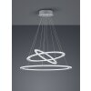 Trio Leuchten Durban Pendelleuchte LED Nickel-Matt, 1-flammig