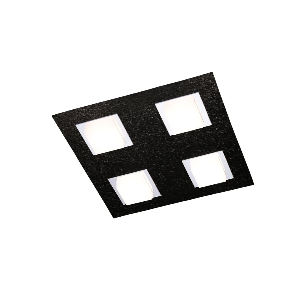 Grossmann BASIC Deckenleuchte LED Schwarz, 4-flammig main product photo