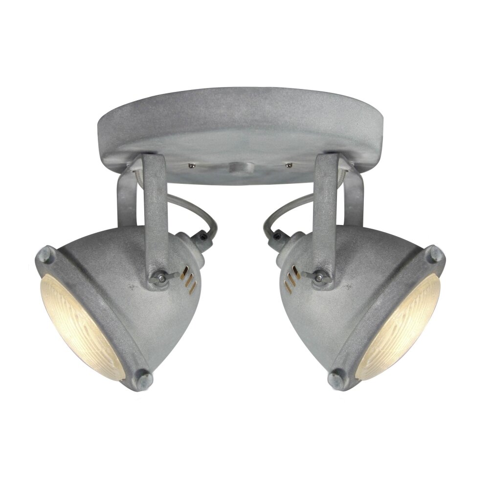Brilliant Leuchten Carmen Spotrondell LED Grau, 2-flammig main product photo