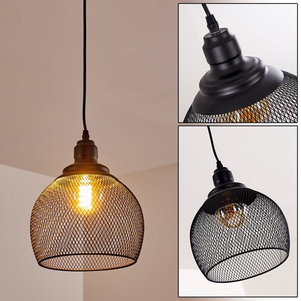 Moholm Hängeleuchte Schwarz, 1-flammig main product photo