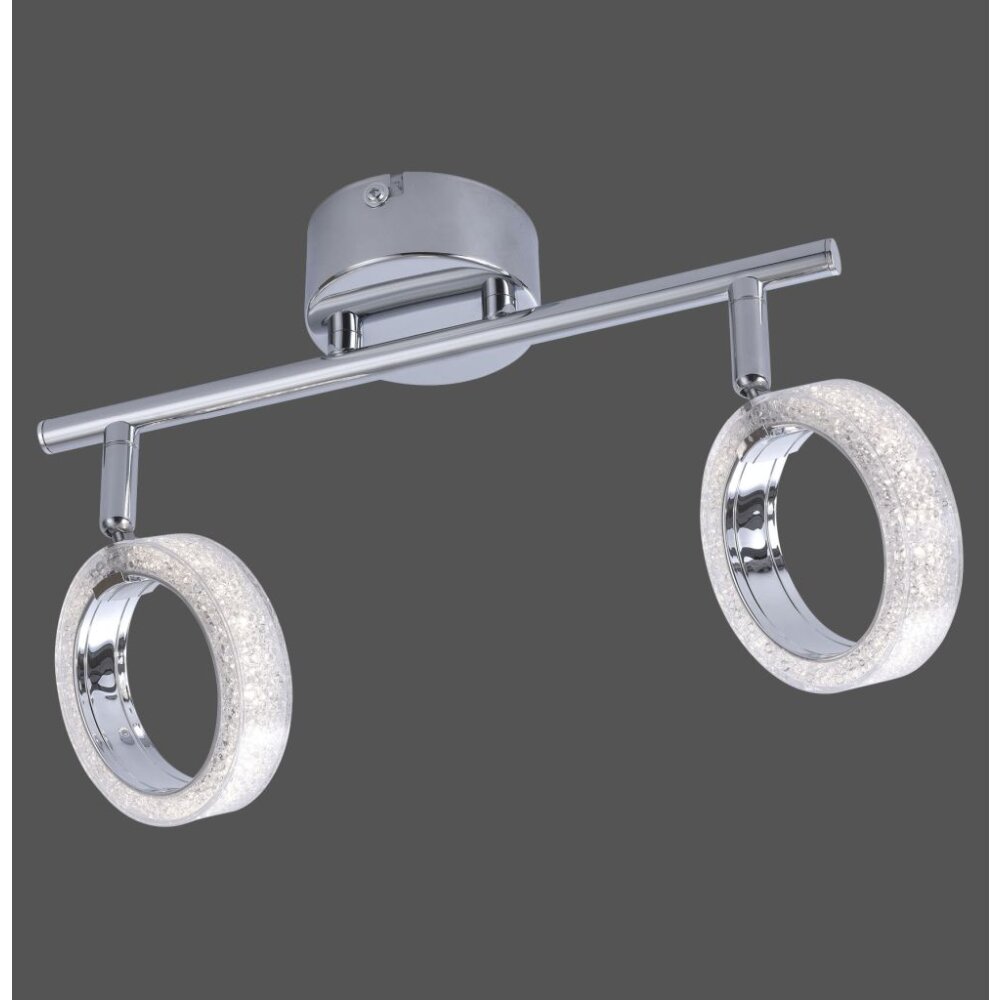 Leuchten Direkt ANGELO Deckenleuchte LED Chrom, 2-flammig main product photo