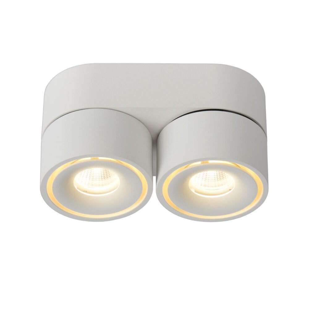 Lucide YUMIKO Deckenspot LED Weiß, 2-flammig main product photo
