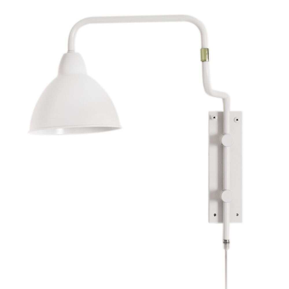 By Rydens Brighton Wandleuchte Weiß, 1-flammig main product photo
