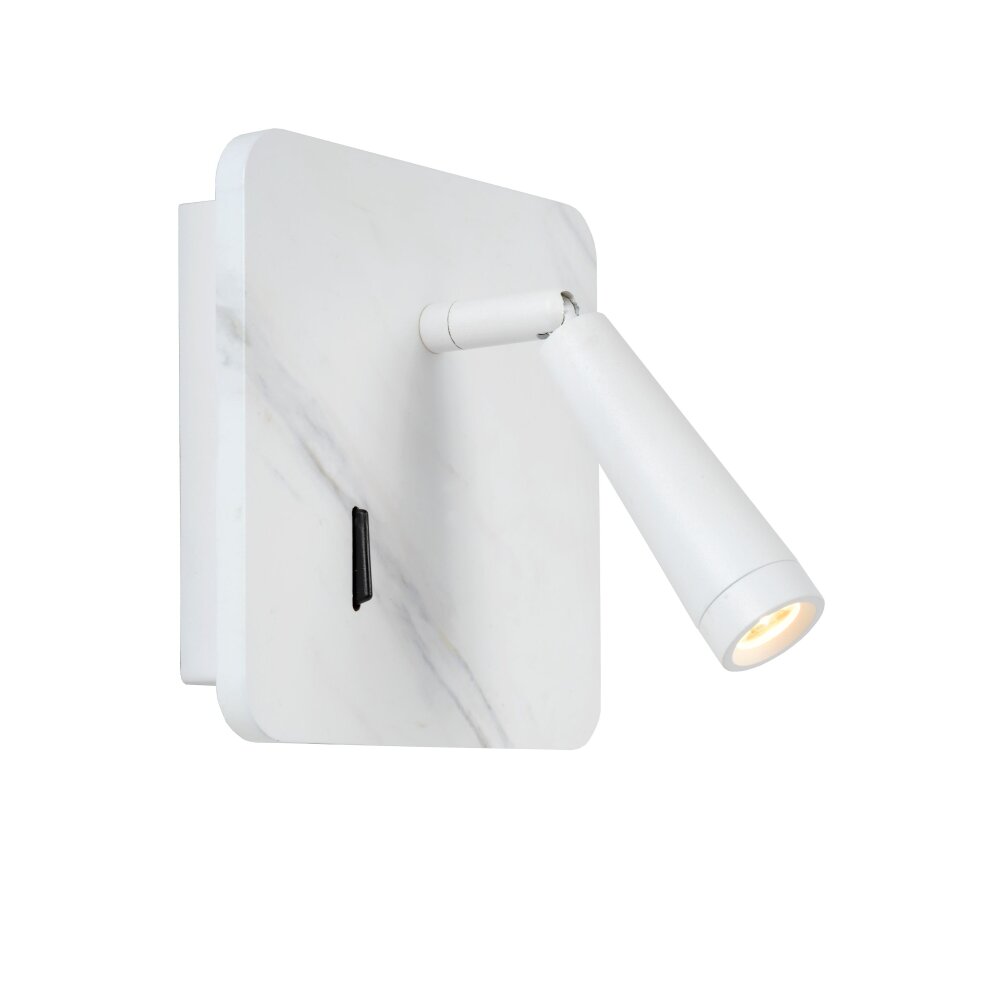 Lucide OREGON Wandspot LED Weiß, 1-flammig main product photo