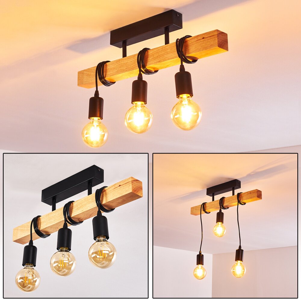 Barbengo Deckenleuchte Schwarz, 3-flammig main product photo