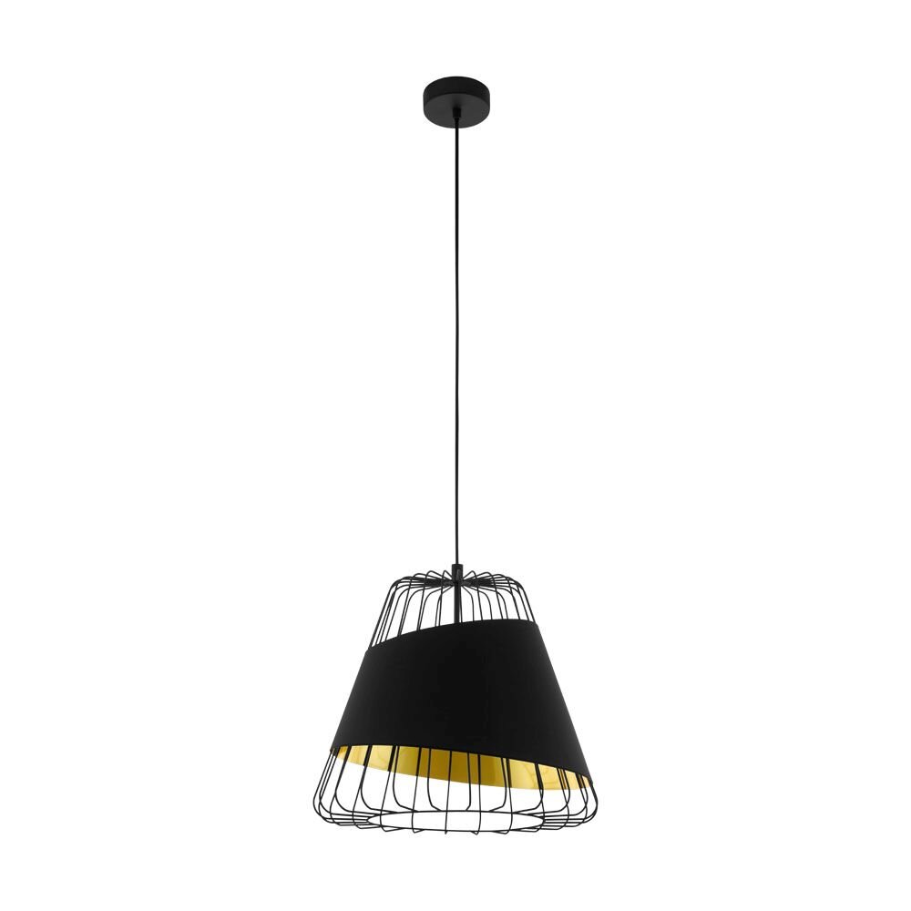 Eglo AUSTELL Hängeleuchte Schwarz, 1-flammig main product photo