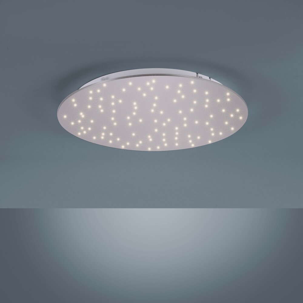 Leuchten Direkt SPARKLE Deckenleuchte LED Nickel-Matt 14673-55