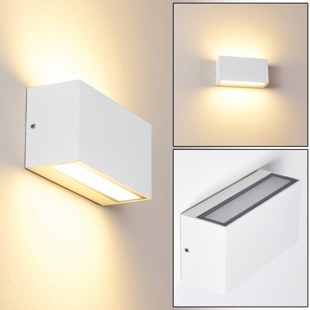 Duluth Außenwandleuchte LED Weiß, 1-flammig main product photo