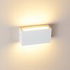 Duluth Außenwandleuchte LED Weiß, 1-flammig